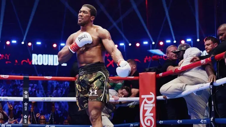 Anthony Joshua after the Prenga fight